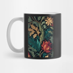 Bold Floral Garden Botanical Print Mug